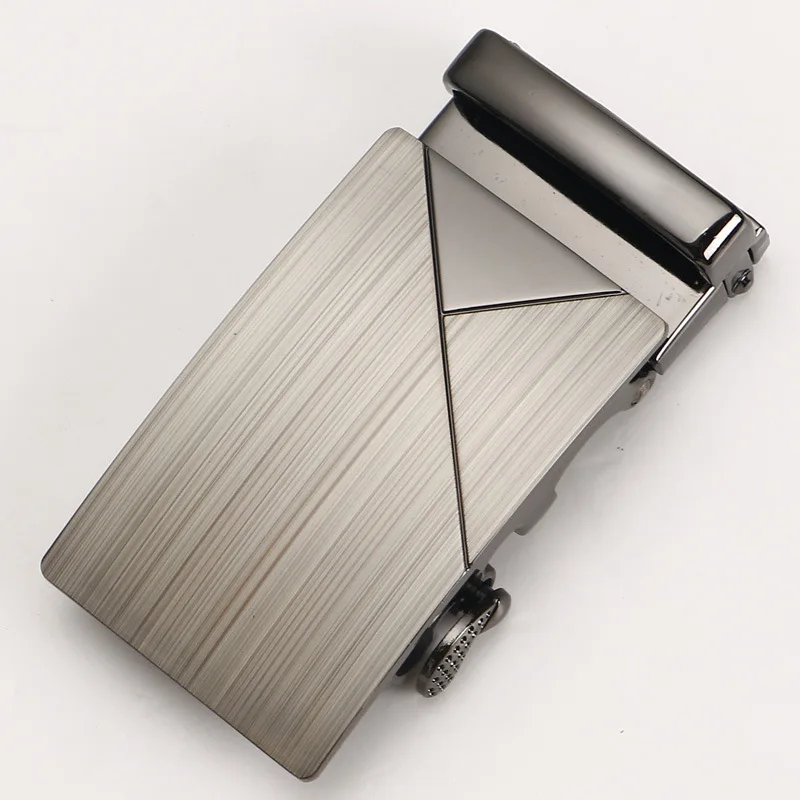 Men's Leather Strap Automatic Buckle Belt, Trendy Design