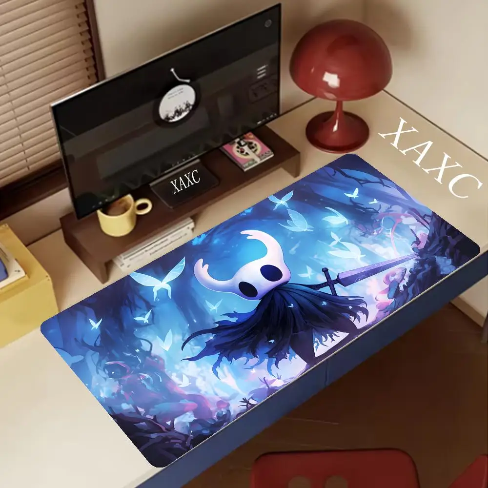 gaming backlit H-Hollow K-Knight mousepad, colorful mousepad, anti-slip computer mat with backlighting   XAXC