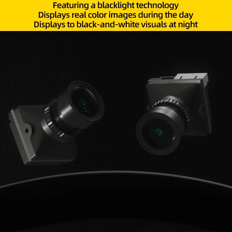 In Stock Ratel PRO FPV Camera 1500TVL 16:9/4:3 NTSC/PAL FOV125° Blacklight Night Camera For FPV Drone FPV