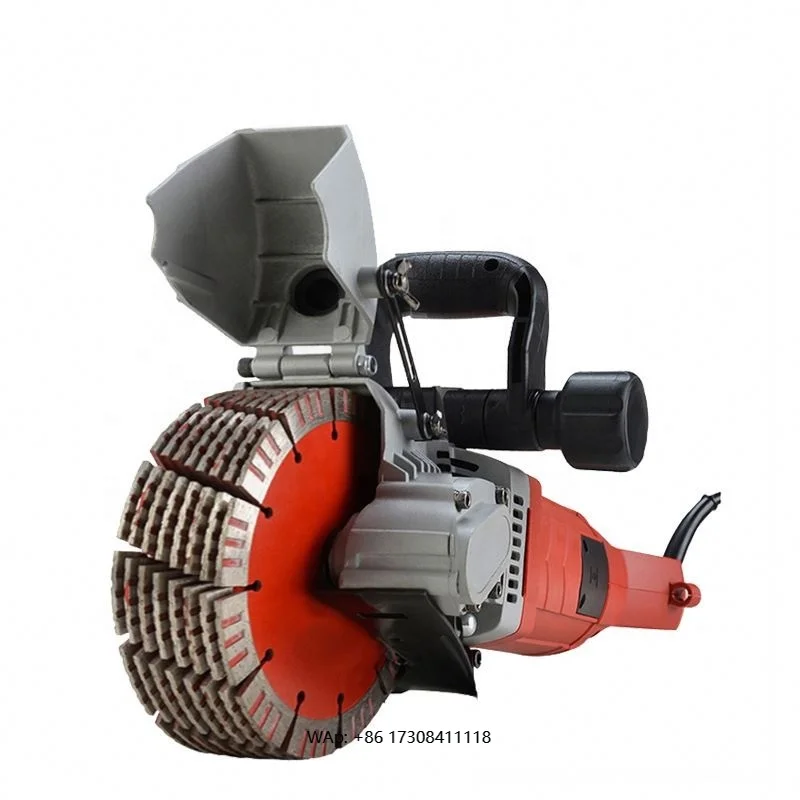 Wall Slotting Machine Dust Free Water Electricity Installation