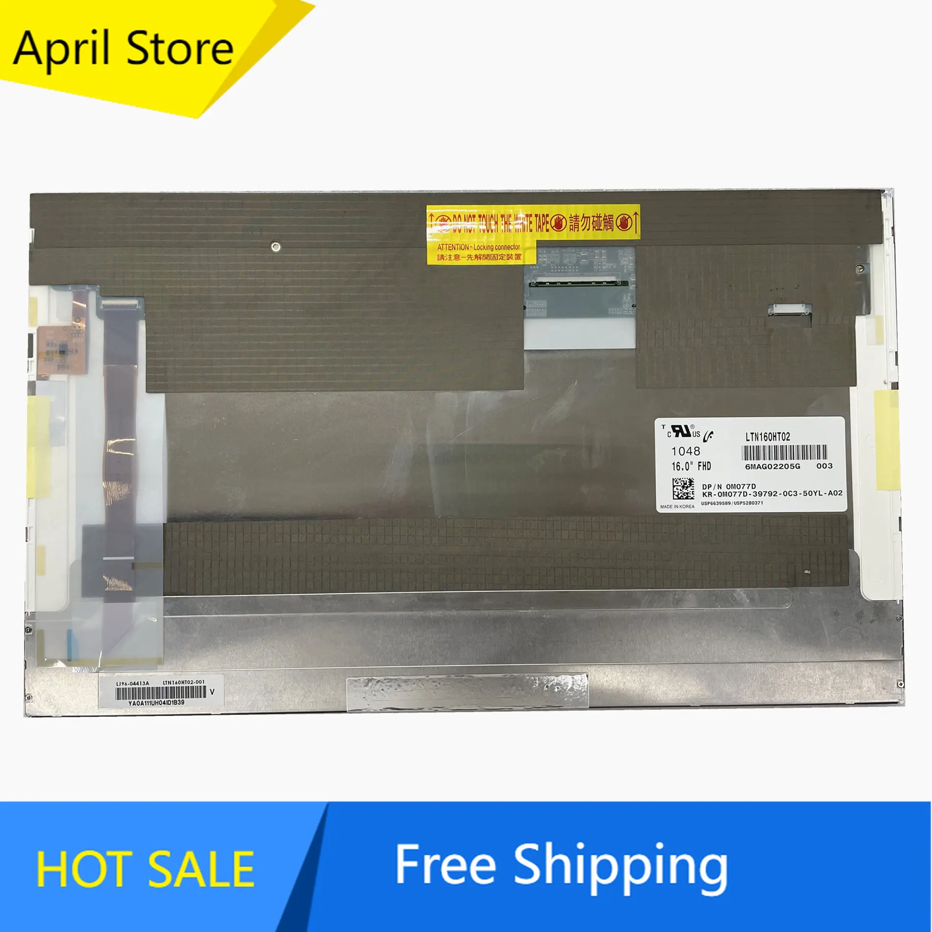 

LTN160HT02-003 LTN160HT02 003 16.0'' Laptop LCD Screen 1920*1080 LVDS 50 PINS