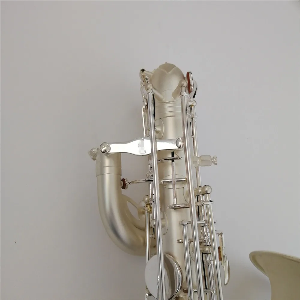 Pinsel versilbert mit niedrigem A #   Key Professionelles Baritonsaxophon