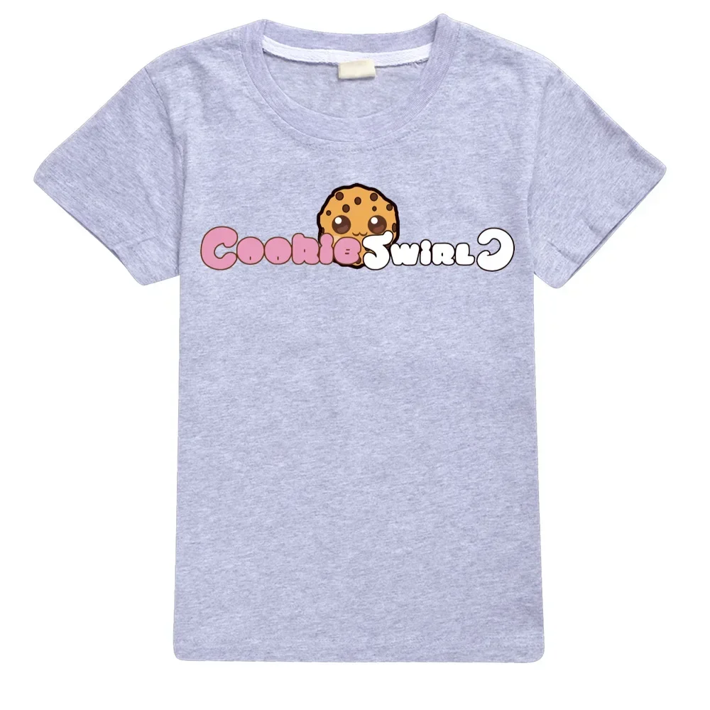 Cookie Swirl C Maglietta per bambini Abbigliamento per bambini Abbigliamento per bambini Top estivi in cotone Maglietta Manica corta Regali di compleanno1507