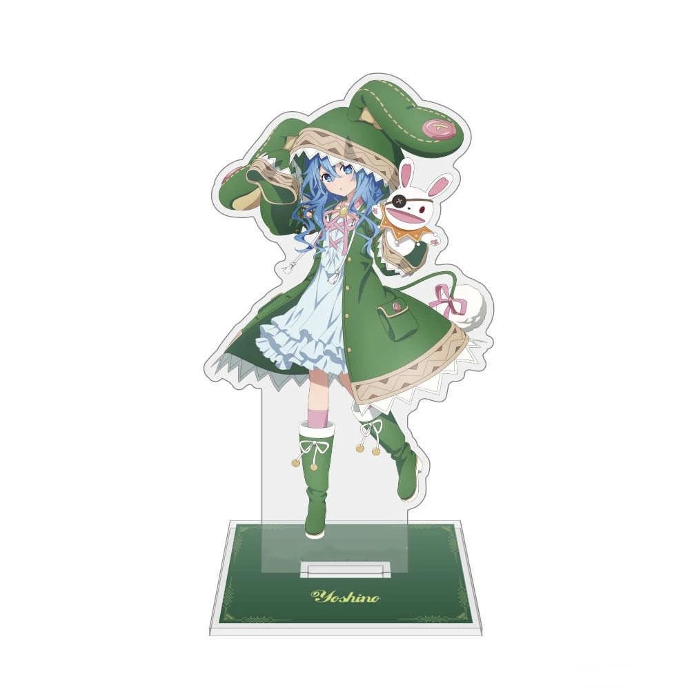 Loen Anime Store Fans Charm Gifts Date A Live IV Tobiichi Tokisaki Acrylic HD Figure Stand Desk Decor Collection About 15cm