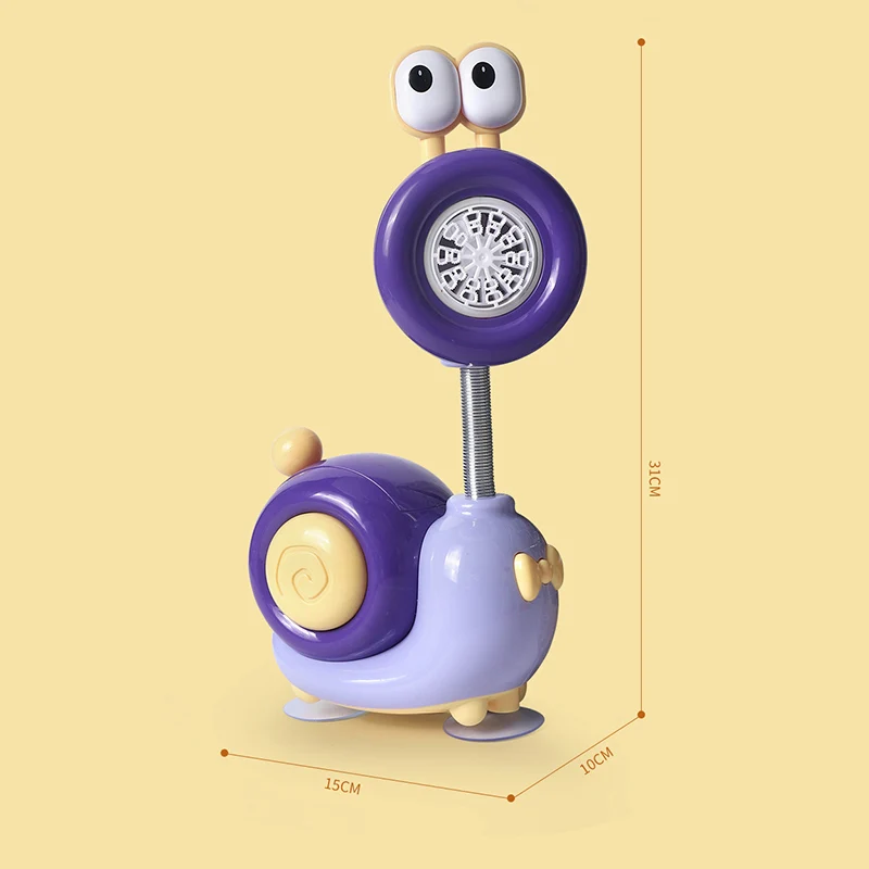 Snail Bubble Machine Automatic Bubble Maker Toy With Light Music Novelty Toys & Amusements For Outdoor Weeding Toys for Kids