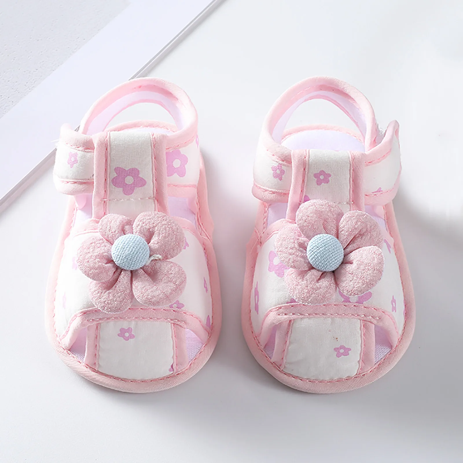 Sandalen Mädchen Kinder Baby Mädchen Weichen Kleinkind Schuhe Infant Kleinkind Wanderer Schuhe Bunte Glück Blumen Wasser Socken Kleinkind