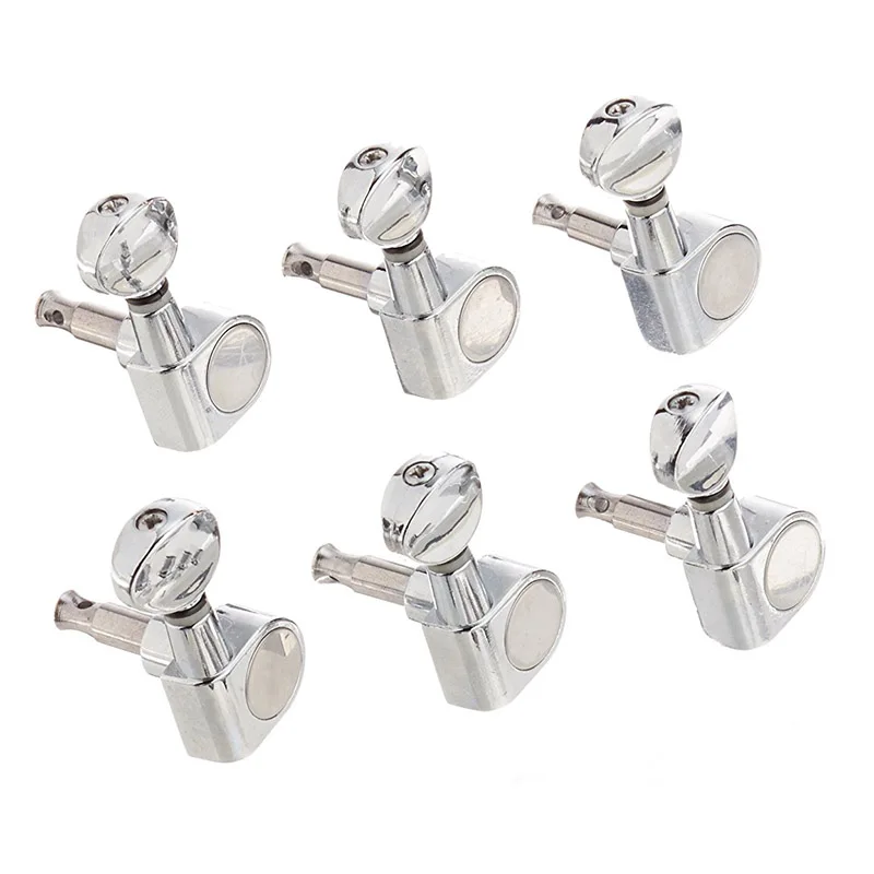 

6pcs 6R Guitar Tuning Pegs Tuners Machine Heads for Fender Replacement