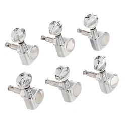 6pcs 6R Guitar Tuning Pegs Tuners Machine Heads for Fender Replacement