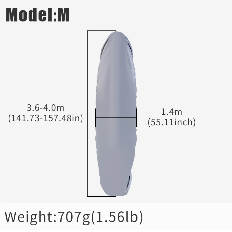 Bild 3: KOETSU KAYAK SCHUTZABDECKUNG KAYAK WASSERDICHT UND STAUBDICHT SUNSHADE CANOE SURFBOARD BOOTJACKE