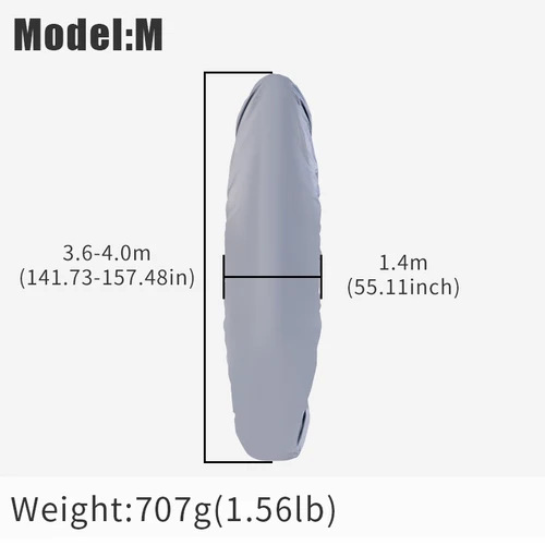 Imagen 2 del producto KOETSU KAYAK CUBIERTA PROTECTIVA KAYAK IMPERMEABLE Y IMPERMEABLE SUNSHADE CANOE SURFBOARD BOAT JACKET