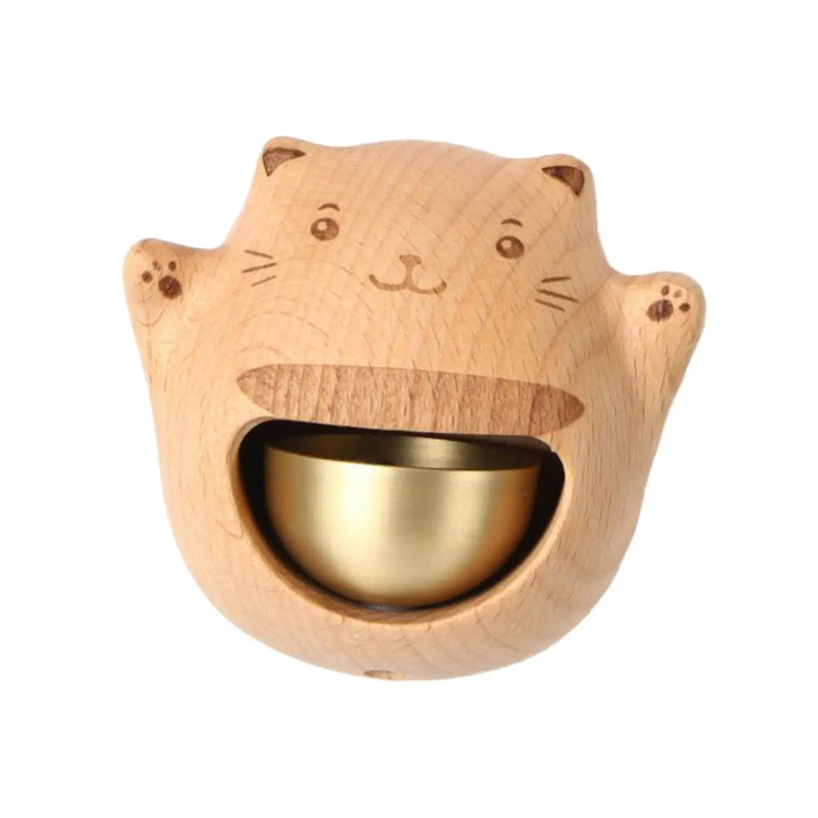 هدية تذكير لفتح باب جرس الباب الخشبي لمكتب أعمال الثلاجة