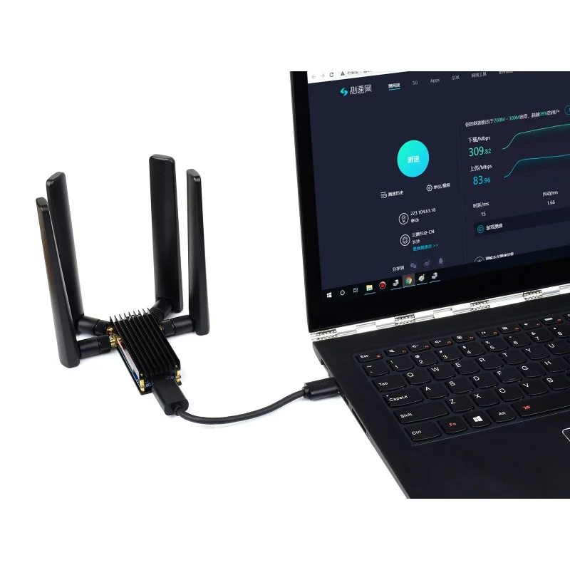 Imagem -05 - Módulo Dongle com Dissipador de Liga de Alumínio Usb 3.1 Port Quad Antenas M.2 Interface Chave b 5g