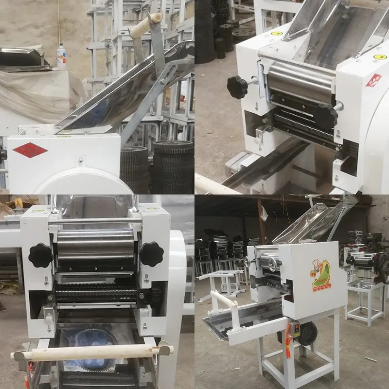 Commercial Electric Pasta Spaghetti Fresh Noodle Maker Press Cutting Machine Dough Extruder Ramen Noddles Making Machine
