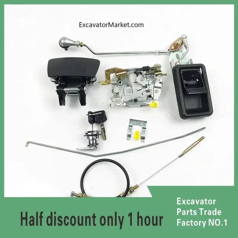 

Excavator Accessories Hitachi EX-5 Bridge Door Lock 120 200 220-5 Excavator Door Lock Assembly Car Door External Pull