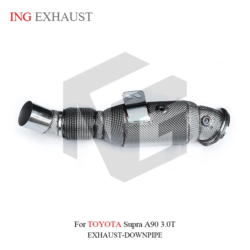 

ING Performance Header Exhaust Downpipe for Toyota Supra A90 3.0t Catalytic Converter Up Grade Race Accessories Engine System