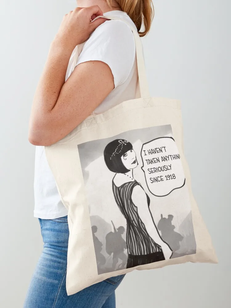 

Phryne Fisher will be the Death of Me Tote Bag shopper bag women canvas Shopping bags bag luxury women university shopper