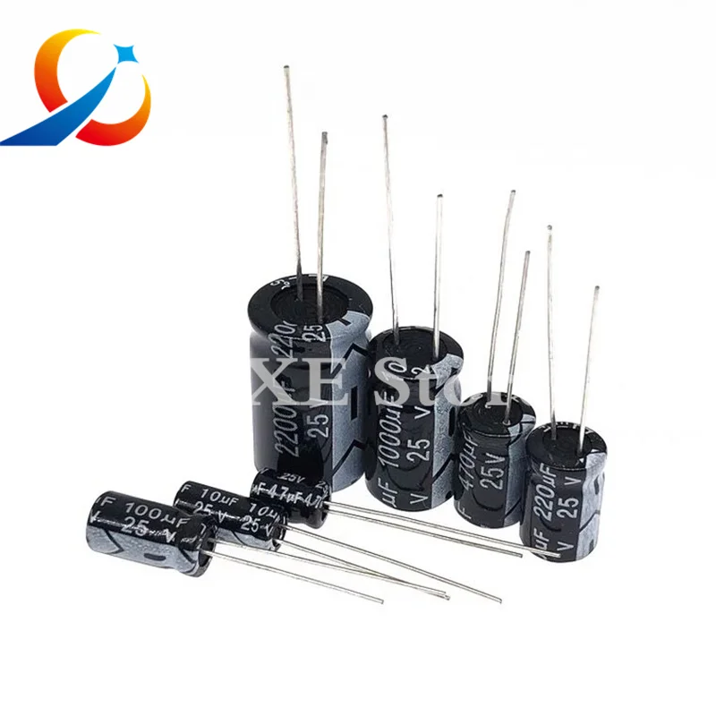 6.3V 10V 16V 25V 35V 50V 63V 100V 200V 250V 400V Aluminum Electrolytic Capacitor 100UF 470UF 680UF 1000UF 1500UF 2200UF 3300UF
