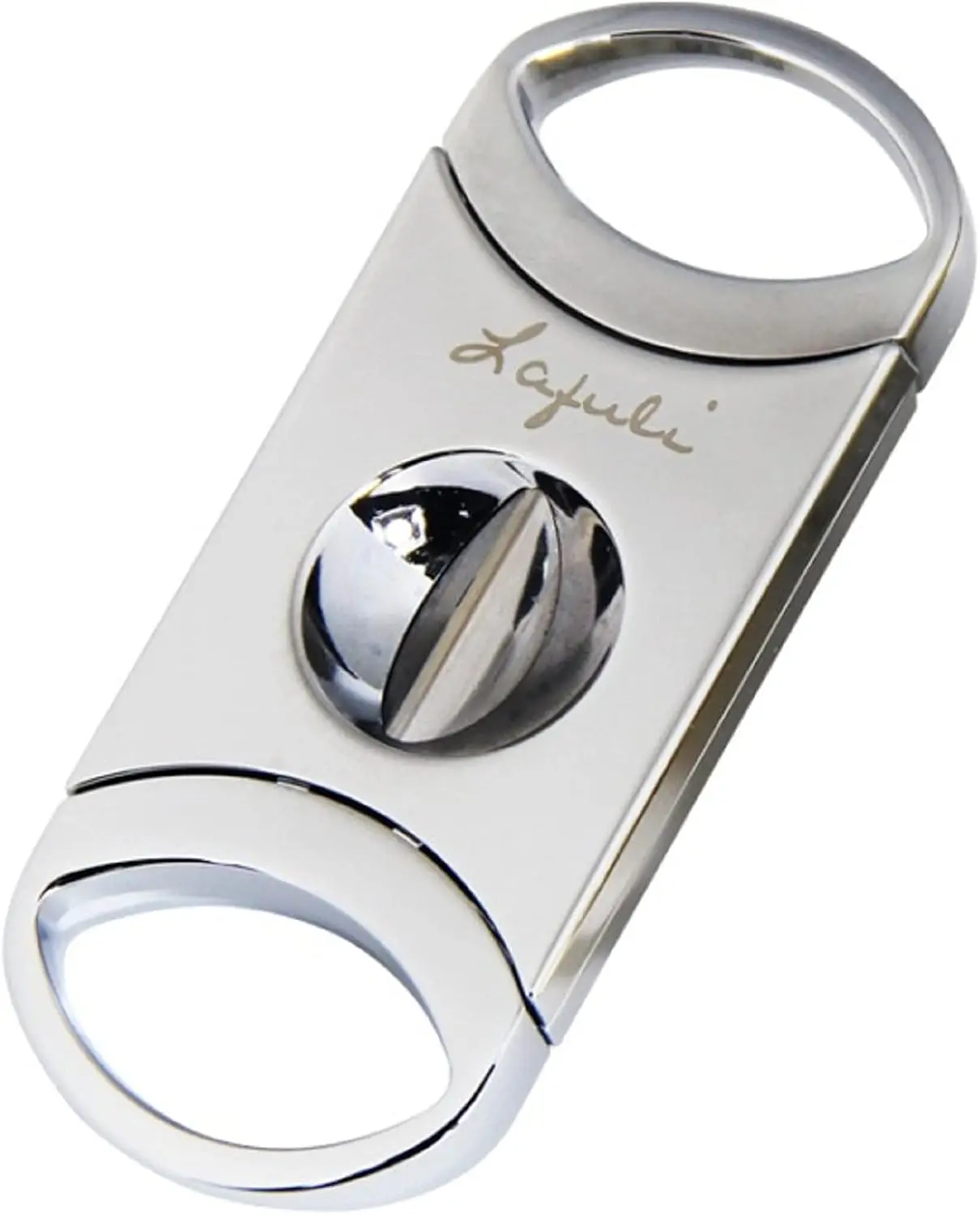 

Stainless Steel V-Cut Cigar Guillotine for 50-60 Ring Cigars with Precise Blade