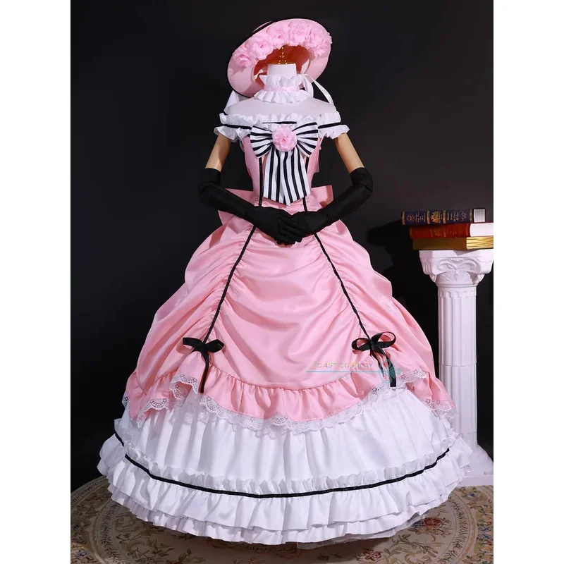 Ciel Cosplay Black Butler Ciel Phantomhive Redbreast Cosplay Kostüm Rollenspiel Comic Con Kleid Hallowmas Perücken Animation Prop
