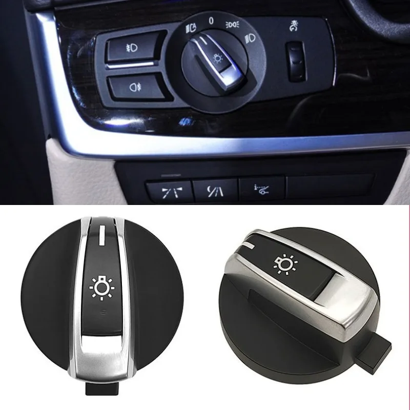 For BMW 5 6 7 Series X3 X4 For BMW F02 F10 F18 F07 F06 F25 F26 Car Headlight Switch Button Light Control Panel Fog Light Switch