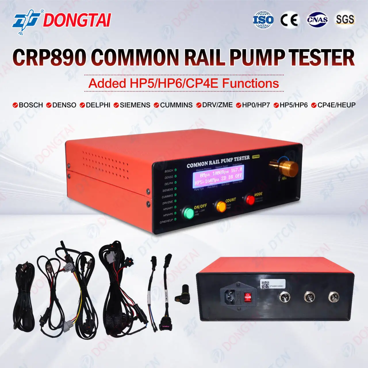 DONGTAI CRP890 Tester for Common Rail  Pump on   Pump Test Bench