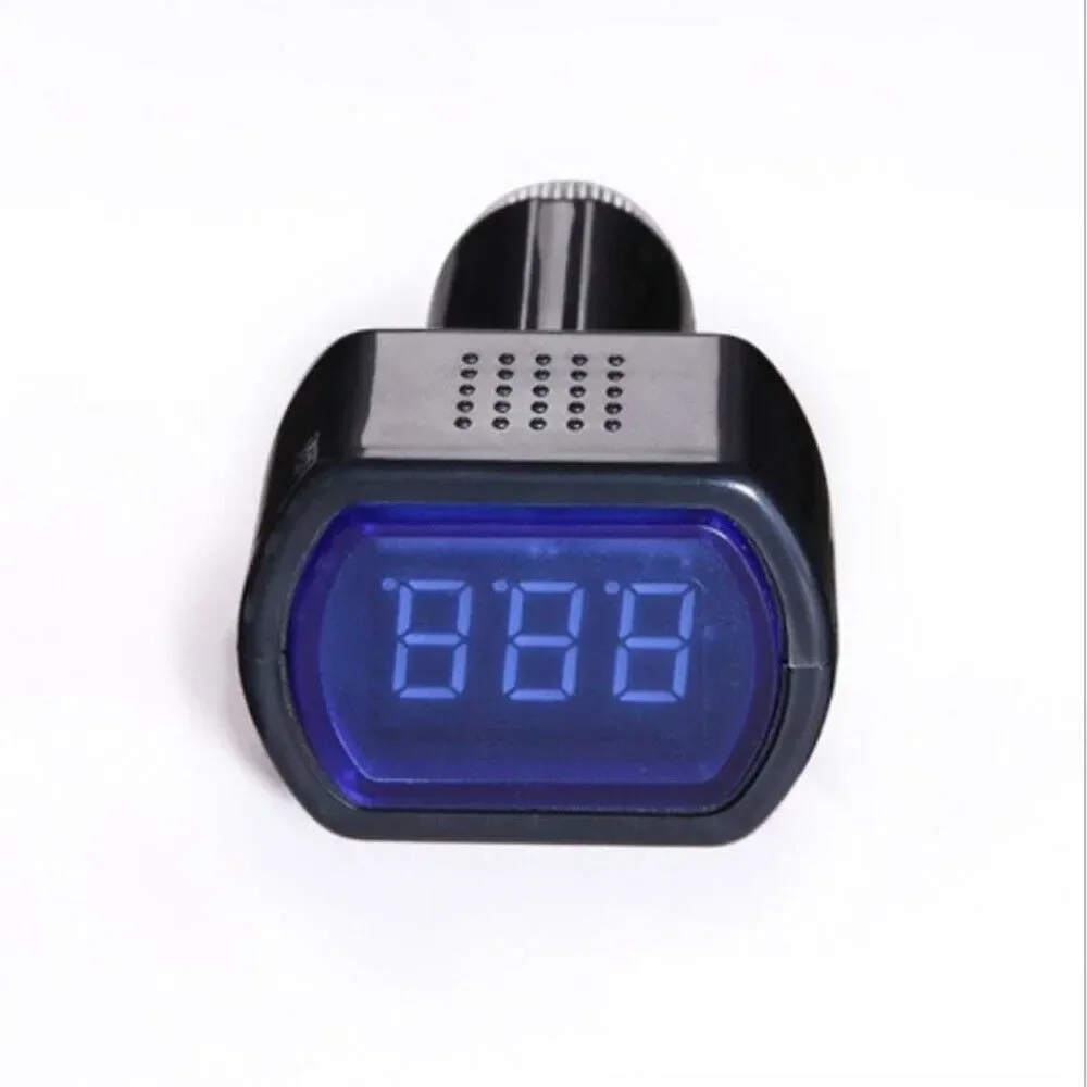 Miernik napięcia akumulatora samochodowego uniwersalny 12V-24V cyfrowy LED Auto woltomierz samochodowy zapalniczka woltomierz miernik napięcia