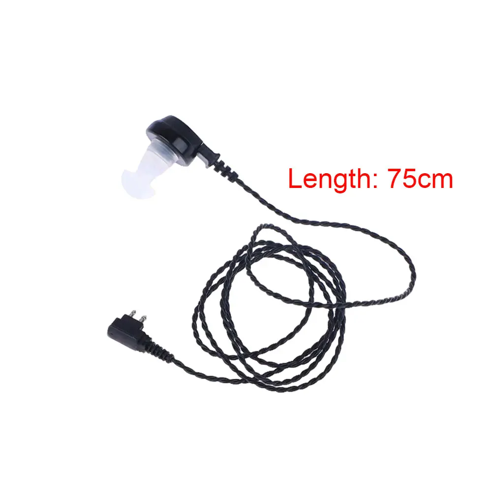 Box Type Hearing Aid Dedicated Headphone Headphone Cable  Black Two Speaker Cable Earplug Accessories