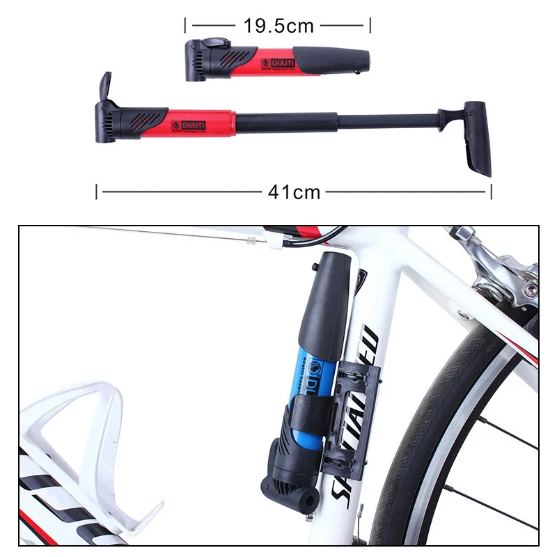 Mini Bicycle Pump Bicycle Tire Inflator Accessories Mountain Bike Road Bike Portable High-intensity Circulation Pump