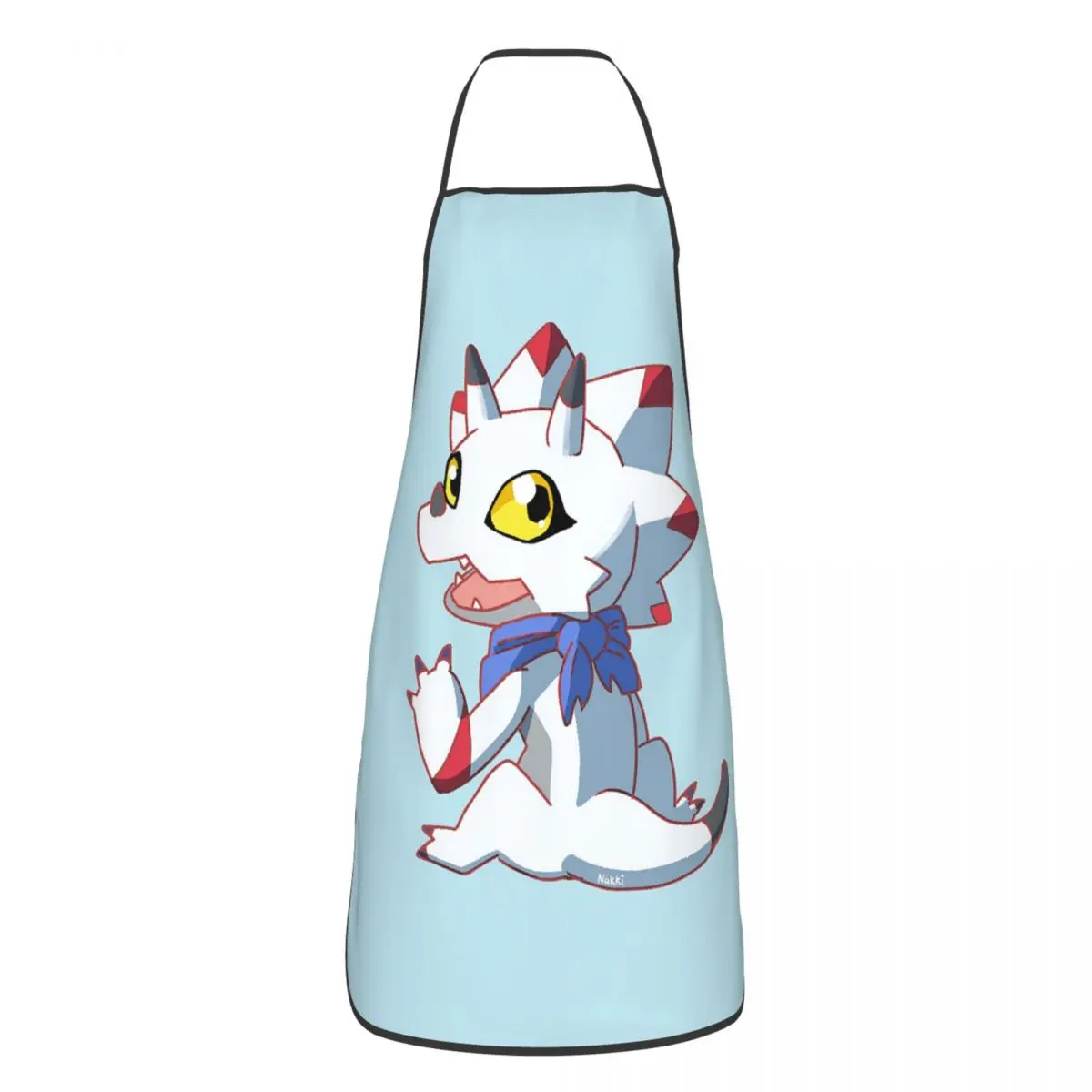 

Фартуки Gammamon Digimon, шеф-повар, кулинария, кухня, Tablier, водонепроницаемый нагрудник, кухонный сарафан для чистки для женщин и мужчин, живопись