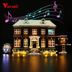 Vonado LED Music Edition Light Kit for 21330 Home Alone Building Blocks Set (NOT Include the Model) Bricks Toys for Children