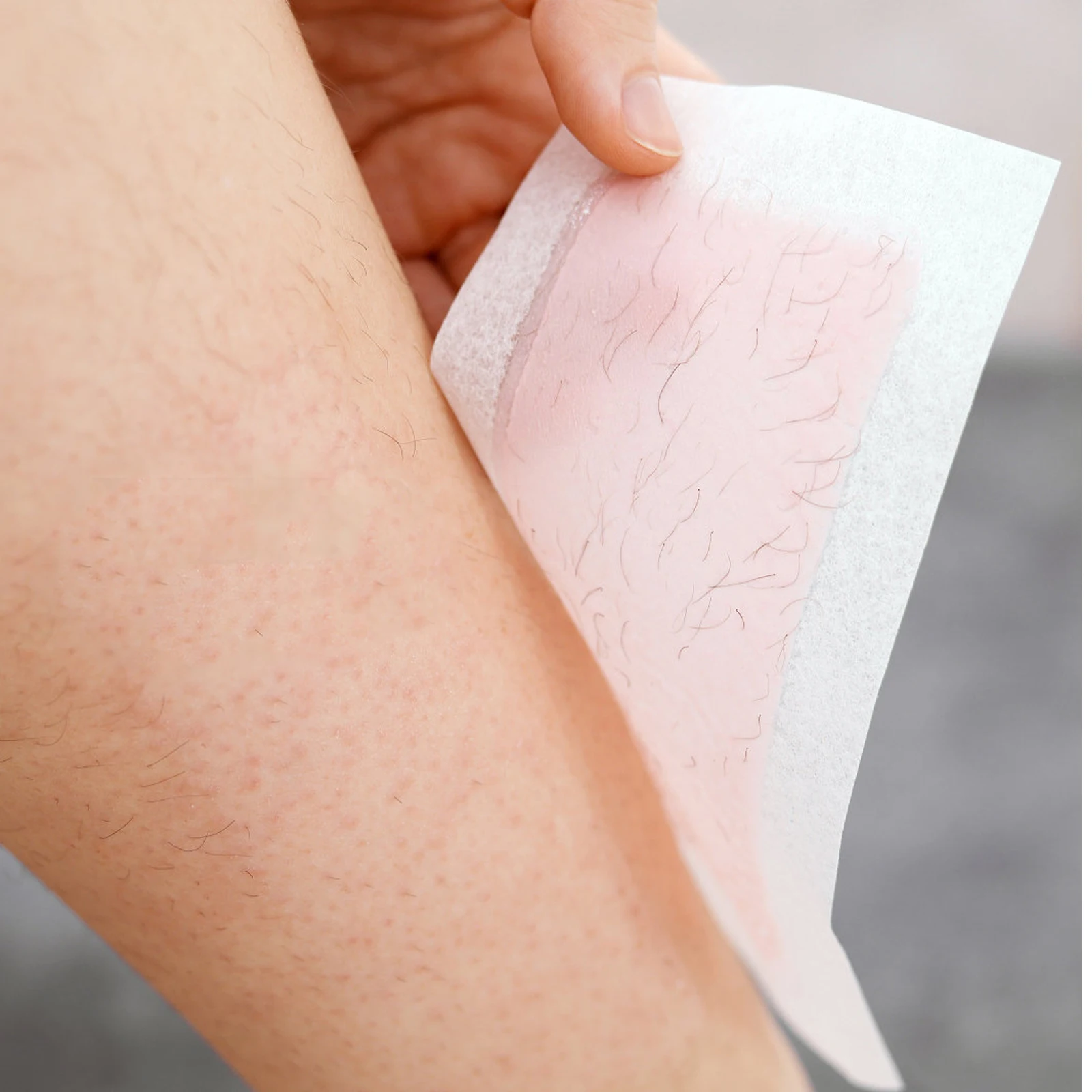 

12 Pcs Red Wax Paper for Hair Removal Legs Body Safe Disposable Strips Practical Small Area Use waxing strips women hair removal