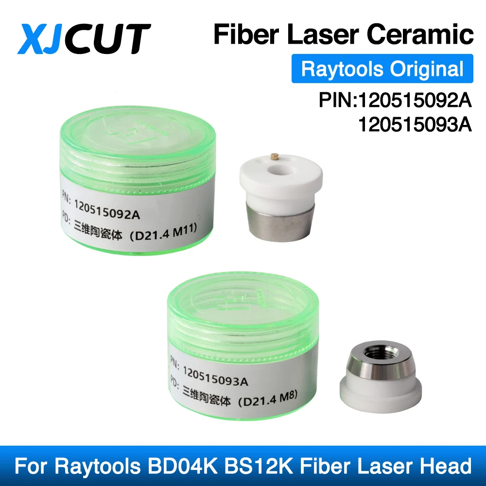 Raytools 3D Original Laser Ceramic 120515092A 120515093A D21.4 M8 M11 Nozzle Holder For BD04K BS12K Fiber Laser head