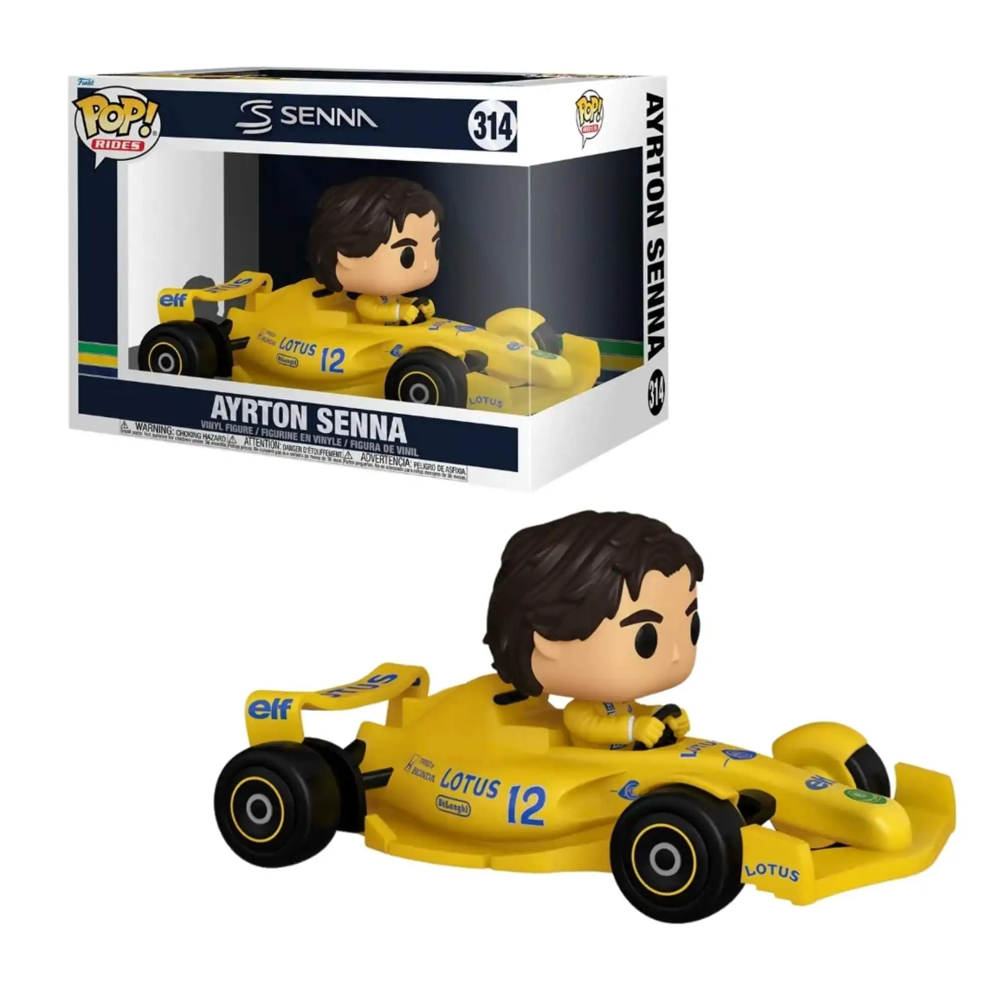 Funko Pop doll! Rides Deluxe Lotus Ayrton Senna 314 Candide - 11904