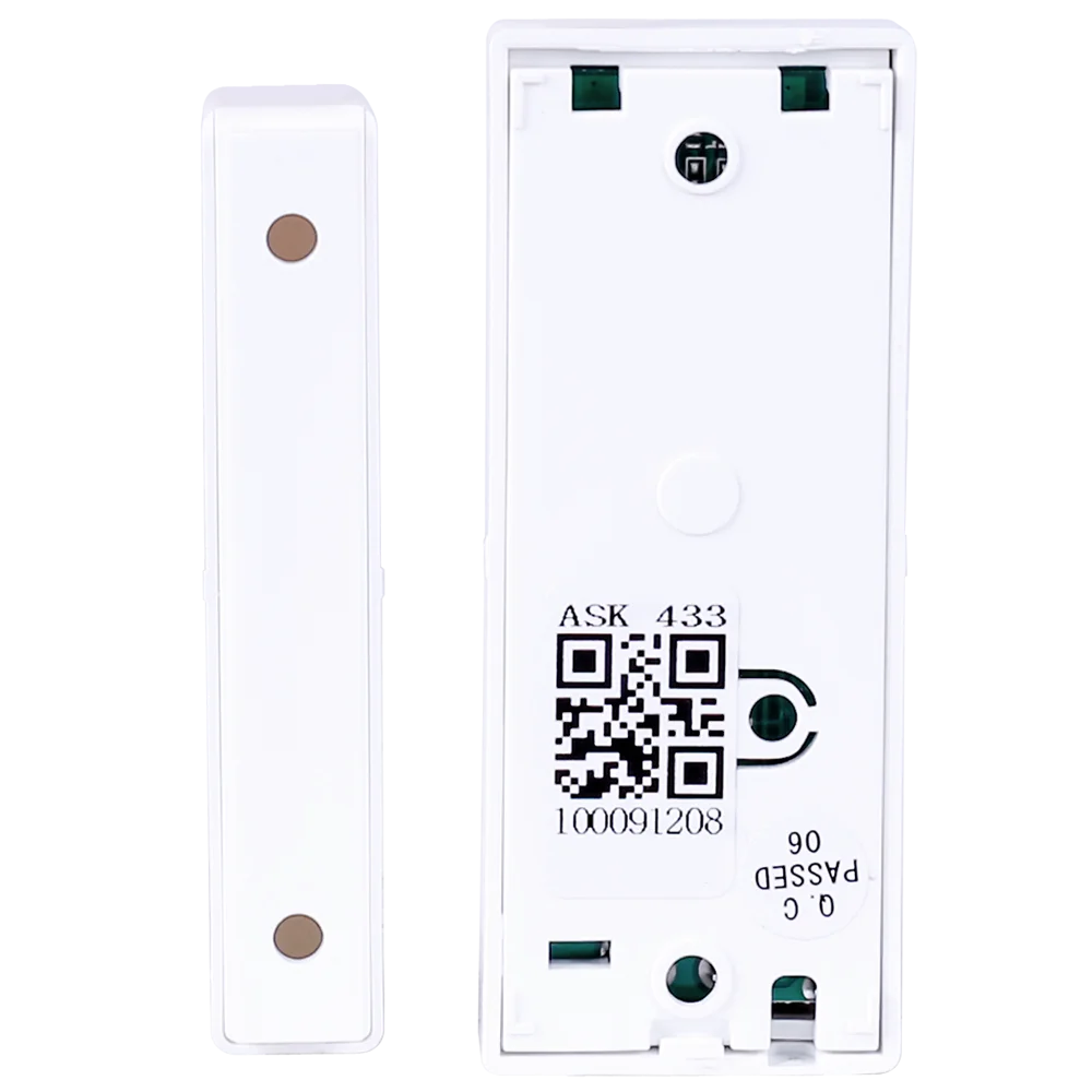 Meian Focus MD-210R Magnetic Door Window Sensor Alarm 433Mhz/868Mhz Frequency with Low Battery Alert for Home Security