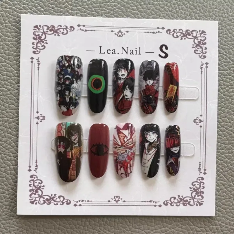 

The First 7th Night Hot Selling Game Fake Sticker Peripherals High Quality Cool Manicure Accessories Youth DIY Decoration Tools