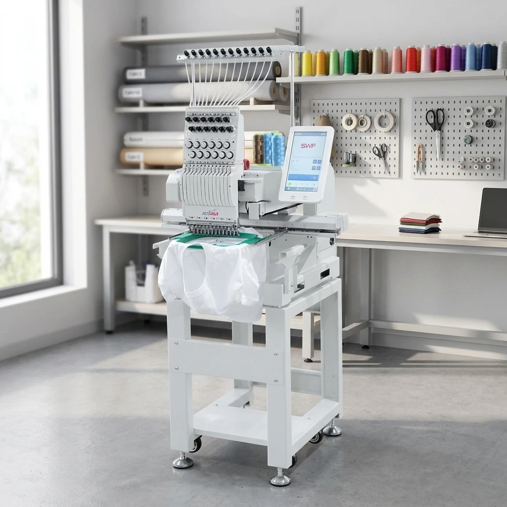 2026 New Single Head Computerized Cap Embroidery Machine With Automatic Gear Core 1200 RPM Eco-Friendly