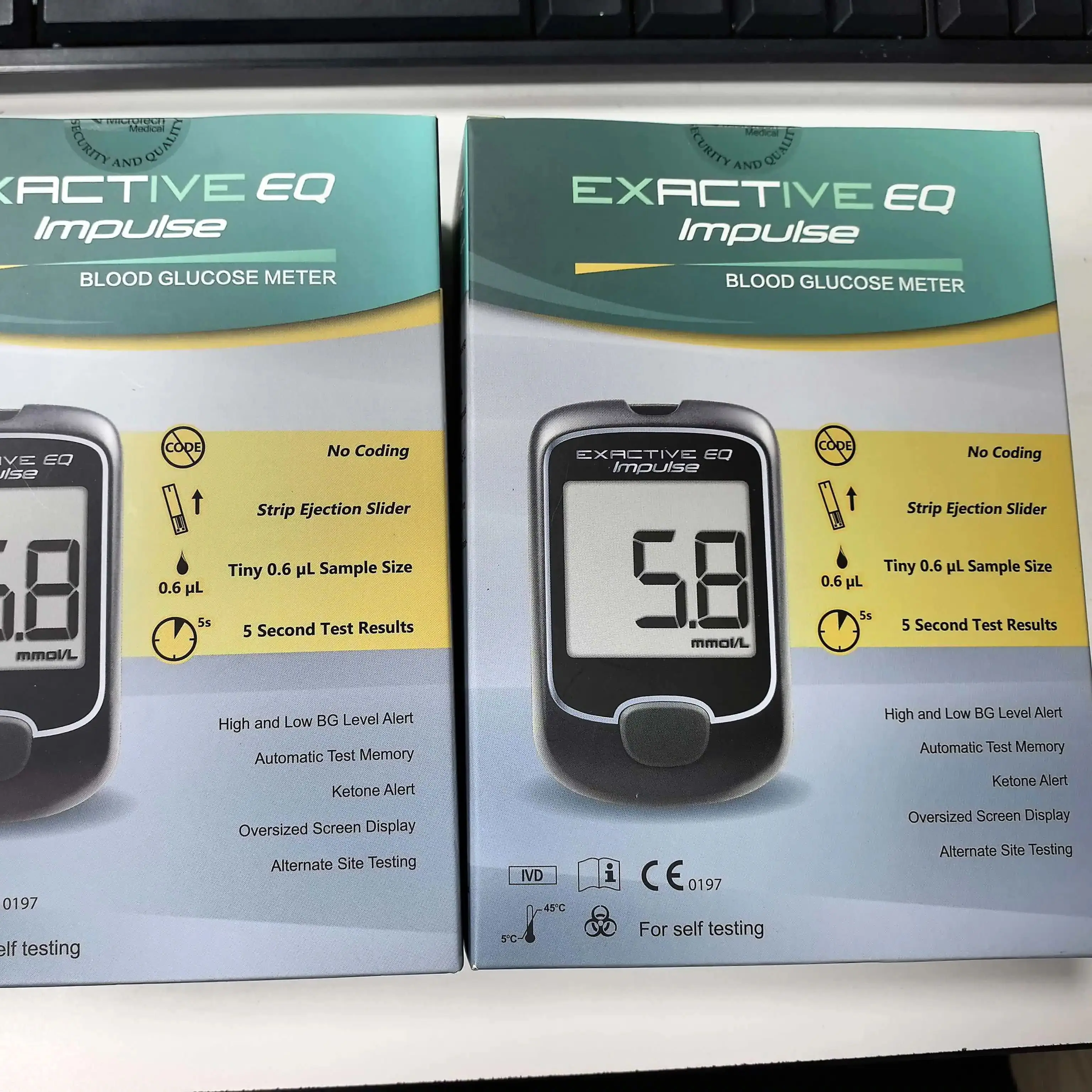 Exactive Eq &1 Meter Mmol/L 50PCS &1 Meter Mg/dL 50PCS KongJu Equipment Store