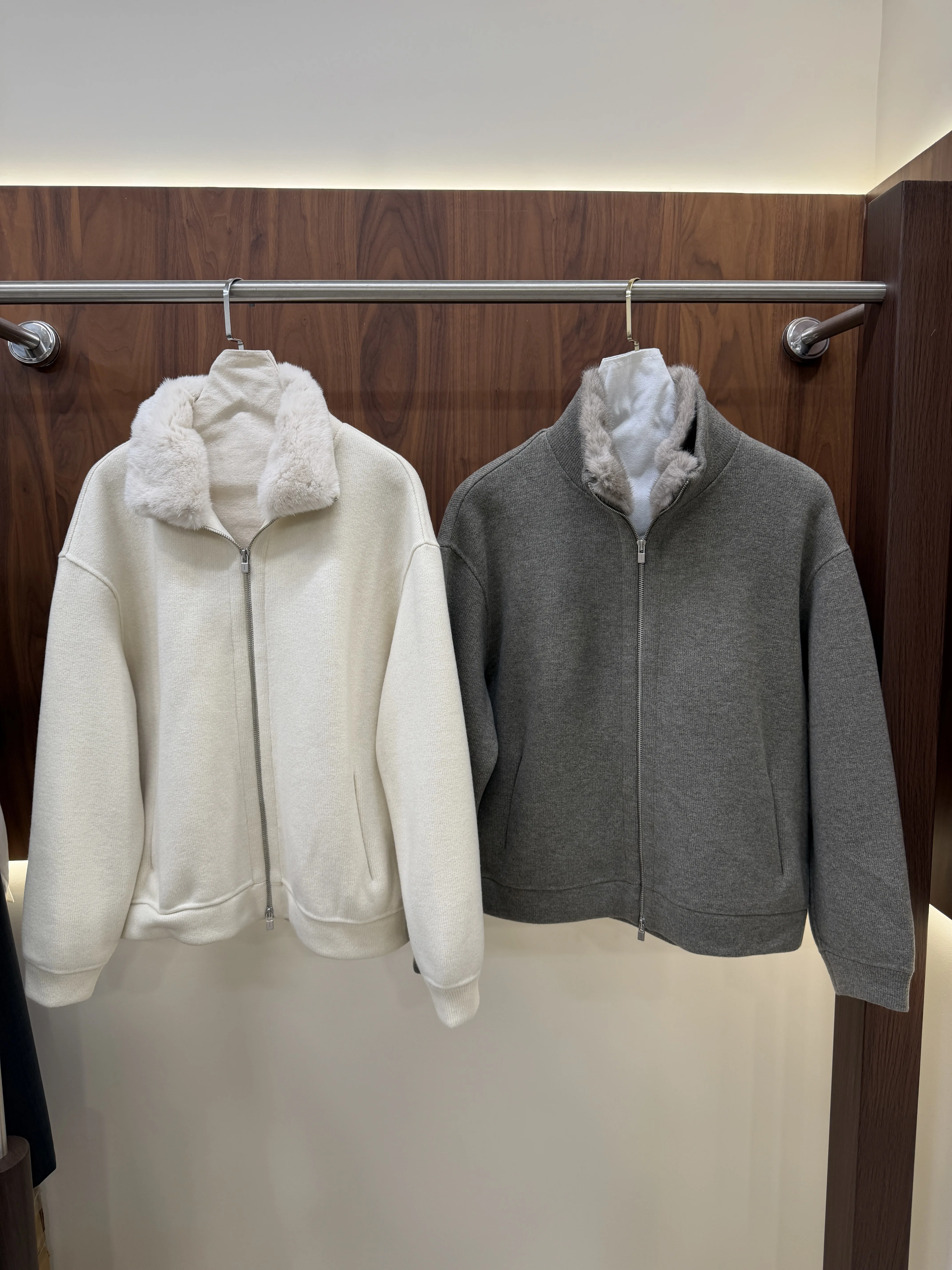 2026 Autumn/Winter Women's Long-Sleeve Zip-Up Wool Jacket