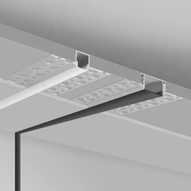 Gips Gipsplaat Aluminium Profiel Gipsplaten Witte Covers Led Profiel Voor Led Lineaire Strip //