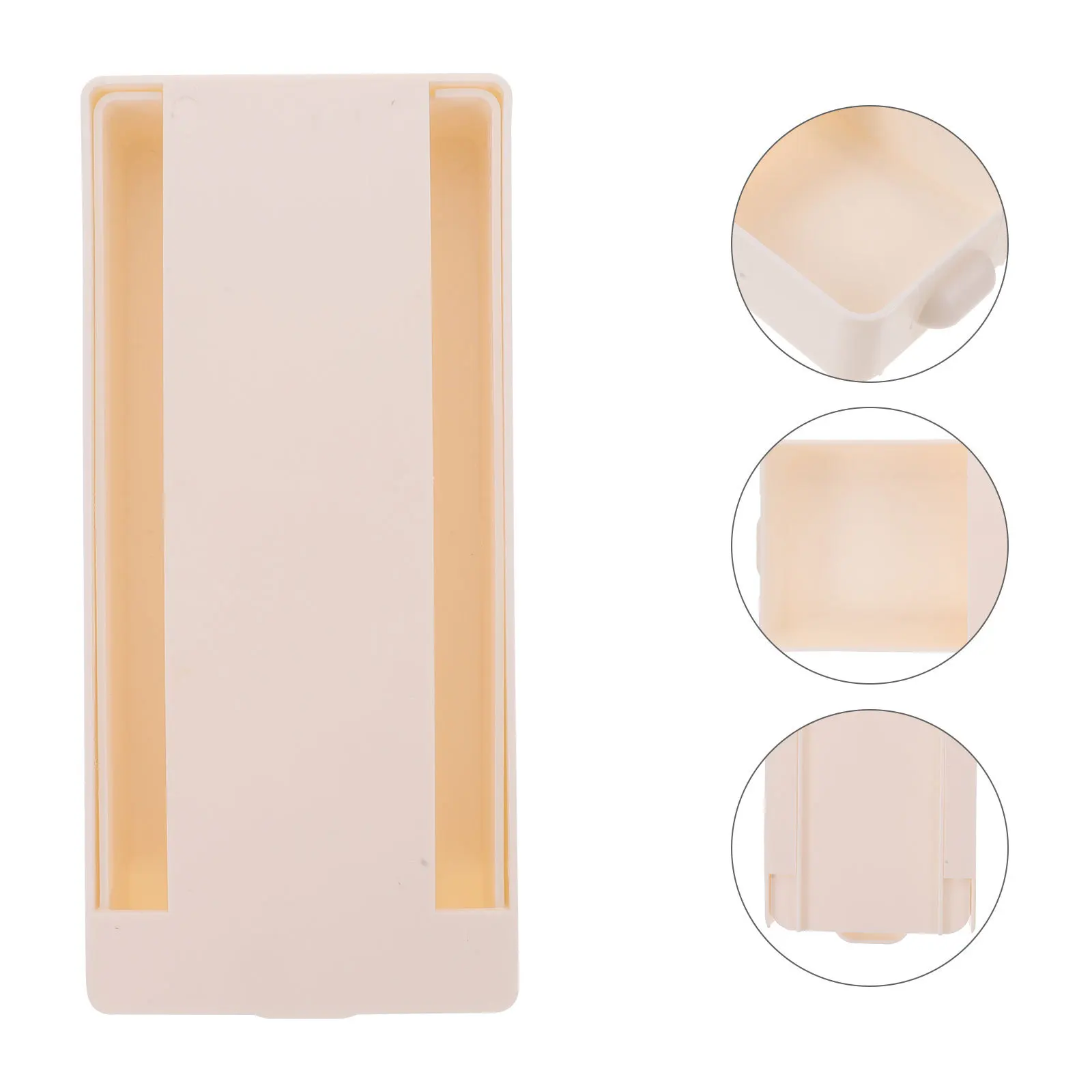 

2Pcs Hidden Desk Drawer Organizer Self-Adhesive No Odor Plastic for Small Items Storage Tidy Desktop Solution