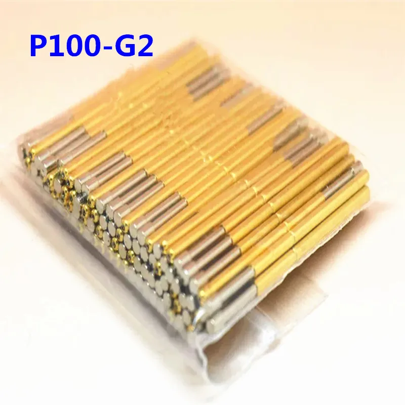 

100PCS/pack P100-G2 Spring Test Pin Outer Diameter 1.36mm Length 33.35mm ICT Testing