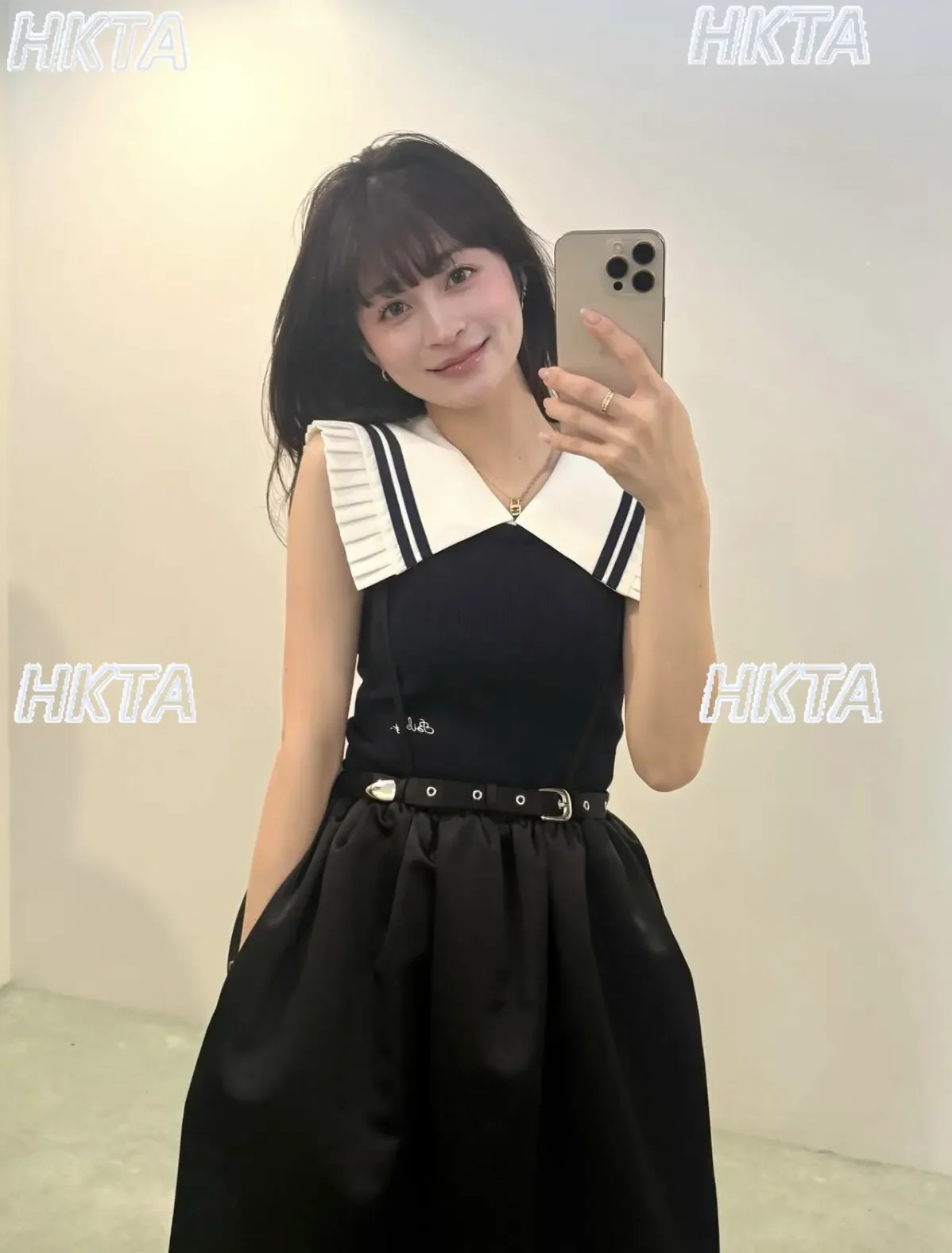 Japanese Style Sleeveless Knitting Tshirt Tops Vest 2026 New Summer Cute Big Navy Collar Vests Crop Top Women Collar Detachable