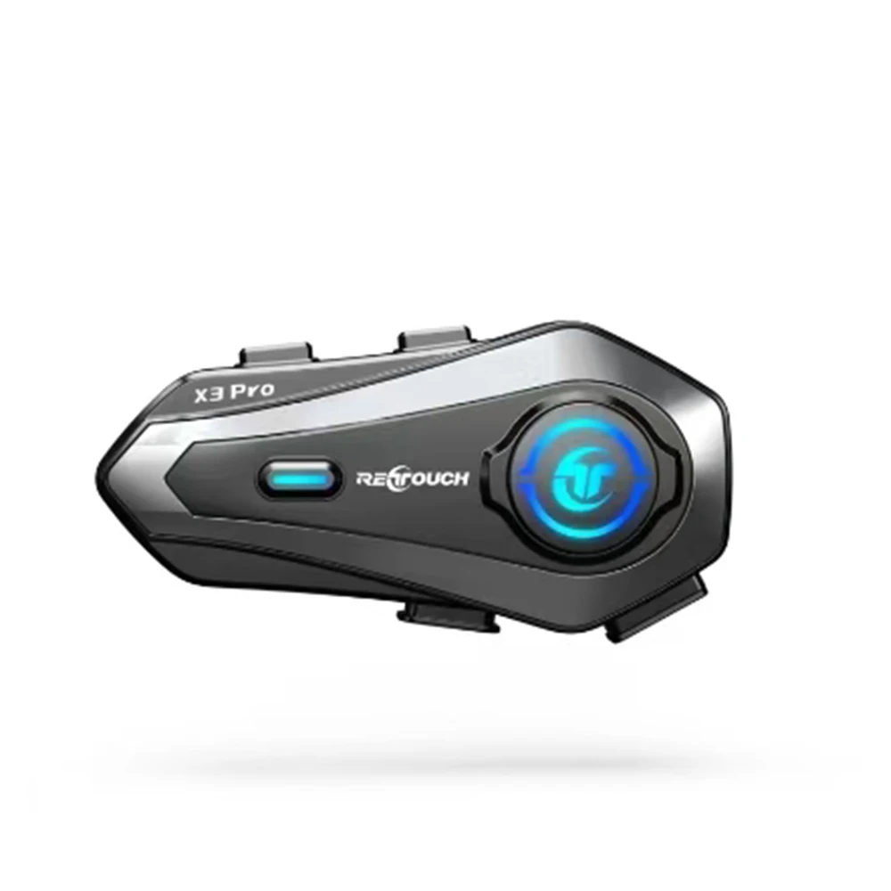 

Motorcycle Helmet Intercom Bluetooth Headset Wireless Handsfree Mic Headphones Waterproof Music Player For Motorbike Rider