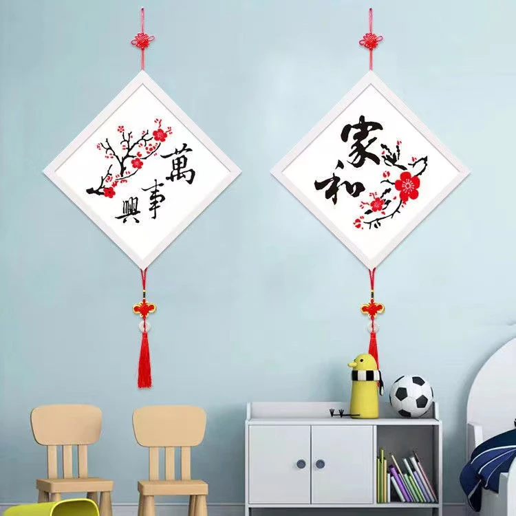 

Набор для вышивки крестом с прецизионным принтом и рамкой, не требующий Frng, простой современный хлопковый настенный рисунок для гостиной