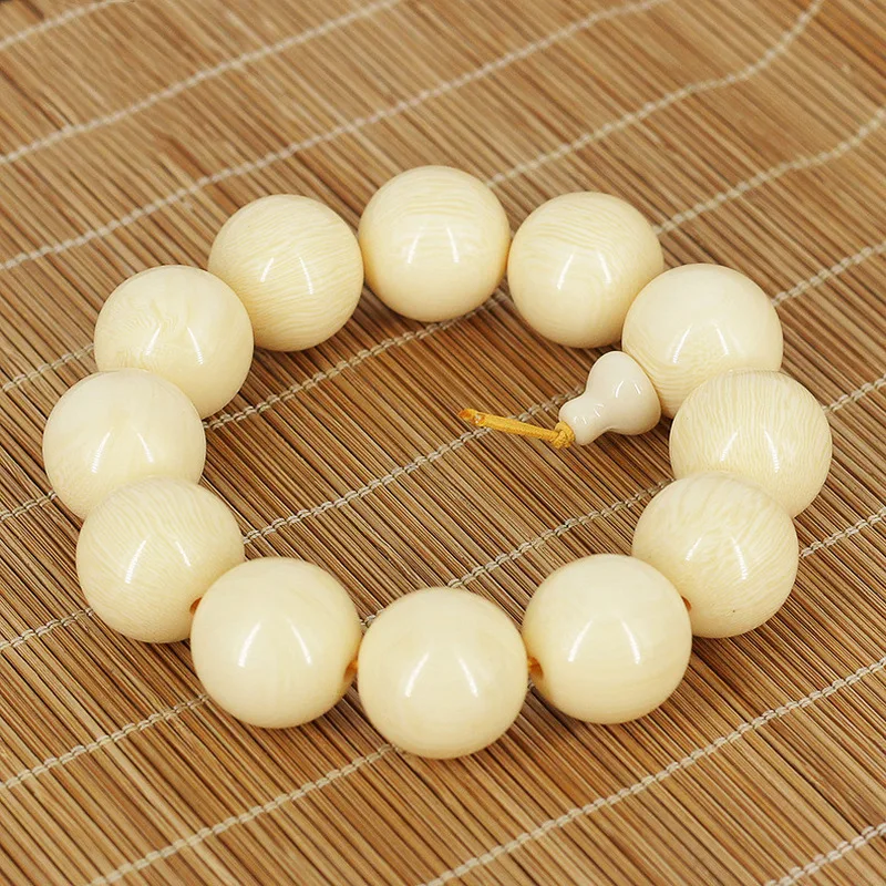 Imitation Bead 20mm Bracelet, 108 Ivory Fruit Beads