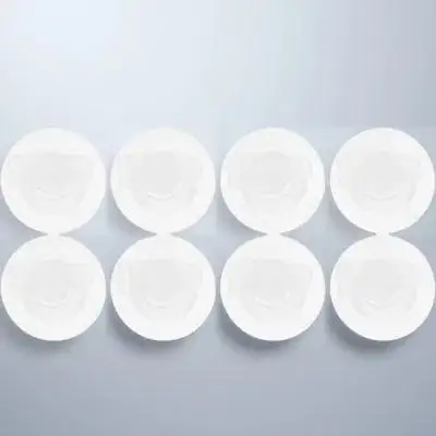 50 قطعة فوهات مضخة الهواء البلاستيك نافخة استبدال فوهة رئيس ل مضخة القدم طوافة بلاستيكية للسباحة نفخ وسادة استبدال فوهة #6