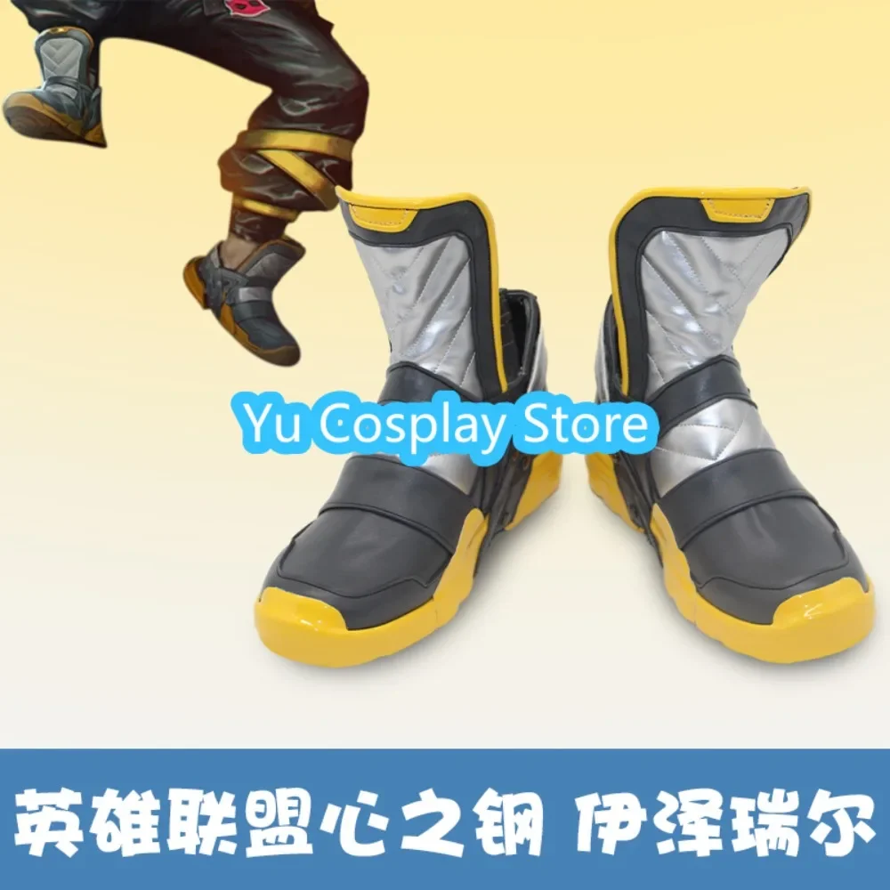 

Yu Косплей Магазин League Of Legends Ezreal Обувь для косплея Аниме Игра Обувь для ролевых игр Сапоги Хэллоуин Вечеринка