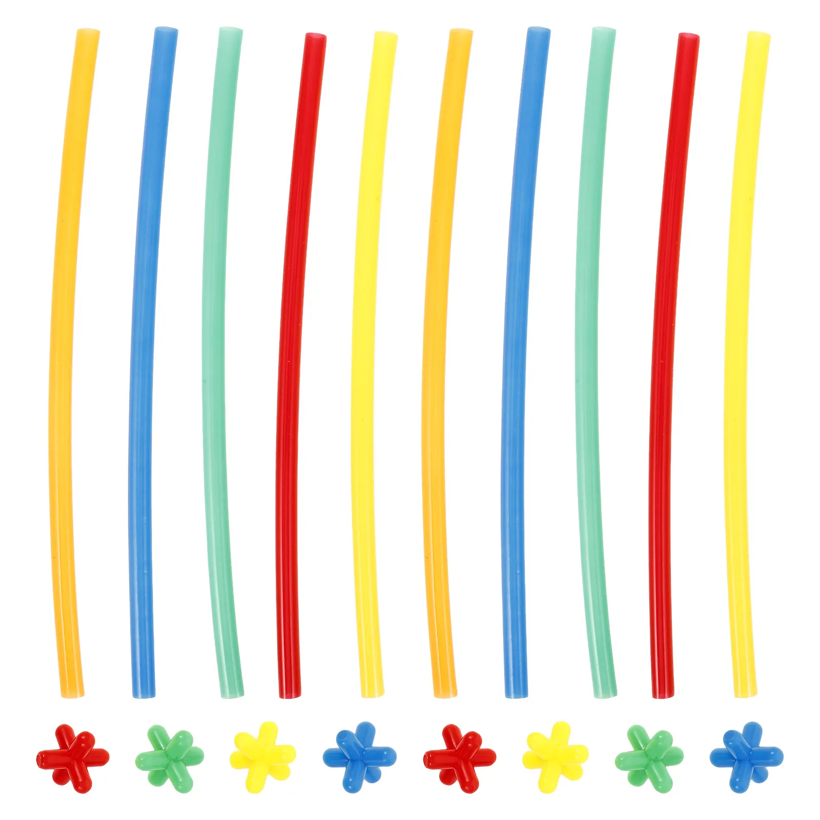 ชุดต่อพลาสติกสำหรับเด็ก 1 ชุด ชุดสร้างสรรค์สำหรับเด็ก บล็อกหลอดเพื่อการศึกษา ชุดวิศวกรรม