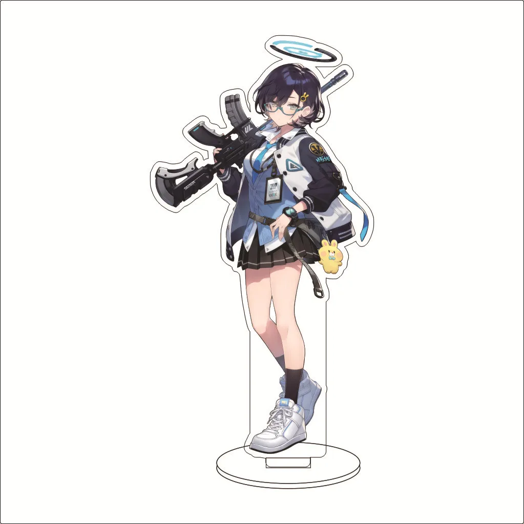 16CM Anime Blue Archive Sunaookami Shiroko Takanashi Hoshino Izayoi Nonomi Cos Acrylic Figure Stand Ornaments Halloween Gifts view 6