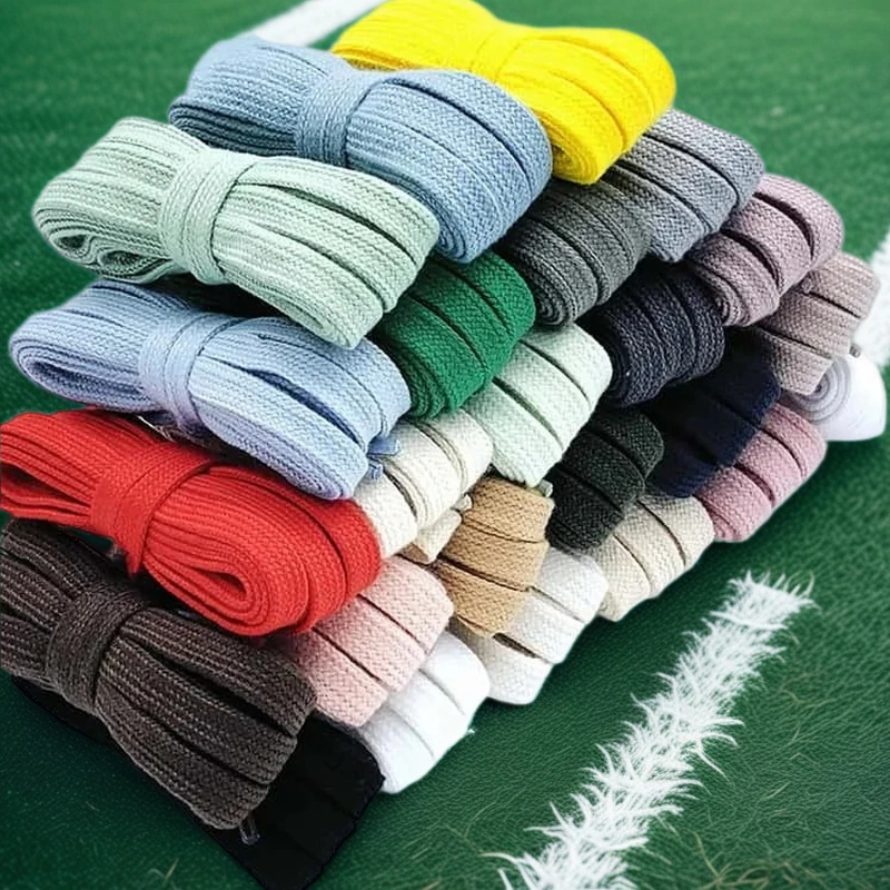 Cotton Shoelaces Tennis Sneakers Flat Shoe laces Canvas Casual Shoes lace 100/120/140/160CM Laces for Shoe Accesories